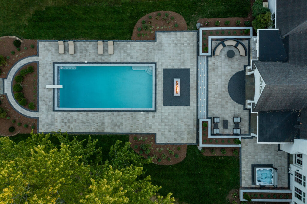 Drone View of House