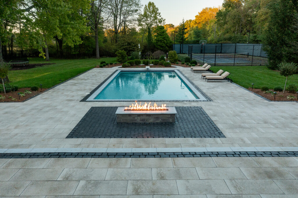 paver pool deck installation | cincinatti, oh
